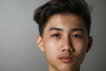 boy's face close-up photography